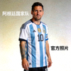 阿根廷国家队官方照片 - 蓝白条纹球衣